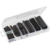 Coffret 127 gaines thermorétractables noirs STILKER_ref SOD14109