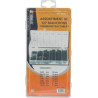 Coffret 127 gaines thermorétractables noirs STILKER_ref SOD14109-2