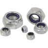 Coffret 146 écrous hexagonaux autofreinés STILKER zingués blanc_ref SOD14114-1