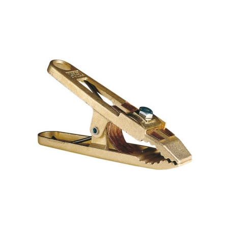PINCE DE MASSE LAITON 400A POUR CÂBLE 70/95MM²