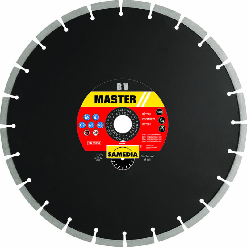 DISQUE DIAMANT D125 BETON MASTER BV
