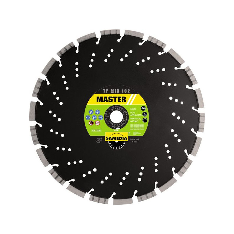 DISQUE DIAMANT D300 AL.20mm  MIXTE TP MIX 102