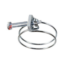 Collier double fil W1 acier zingué SODITECC pour tuyau annelé 25 mm_ref CDF024