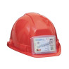 PORTE BADGE ADHÉSIF POUR CASQUE DE CHANTIER