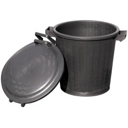 POUBELLE DE CHANTIER PLASTIQUE - 75 LITRES