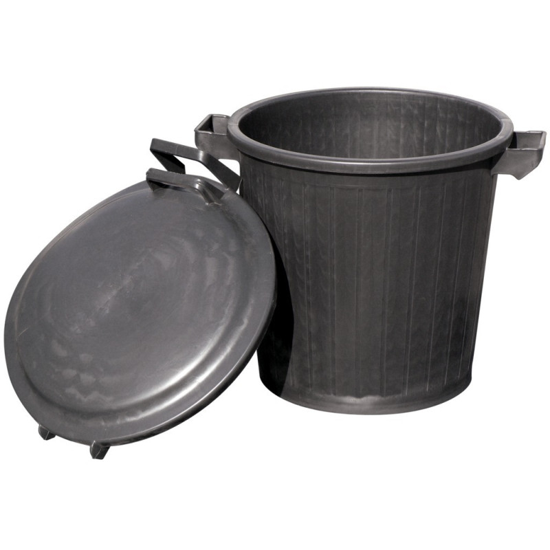POUBELLE DE CHANTIER PLASTIQUE - 75 LITRES
