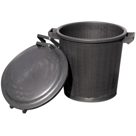 POUBELLE DE CHANTIER PLASTIQUE - 75 LITRES