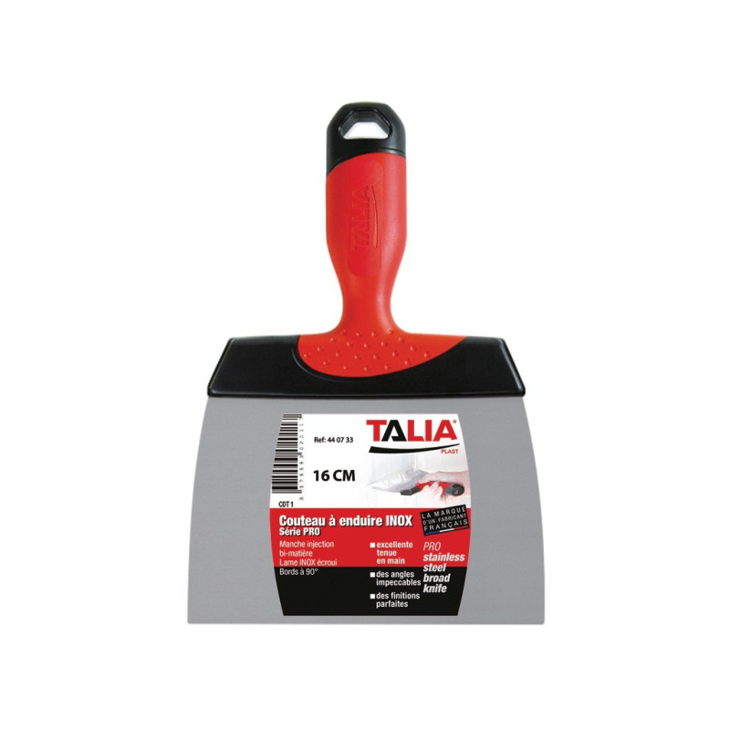 COUTEAU A ENDUIRE INOX 16CM