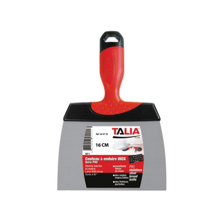 COUTEAU A ENDUIRE INOX 18CM