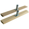 RACLOIR A BITUME BOIS BISEAUTE 6,5X55CM