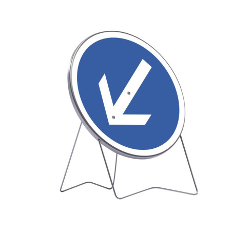 PANNEAU FLECHE ORIENTABLE B21 Ø650MM