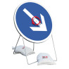 PANNEAU FLECHE ORIENTABLE B21 Ø650MM