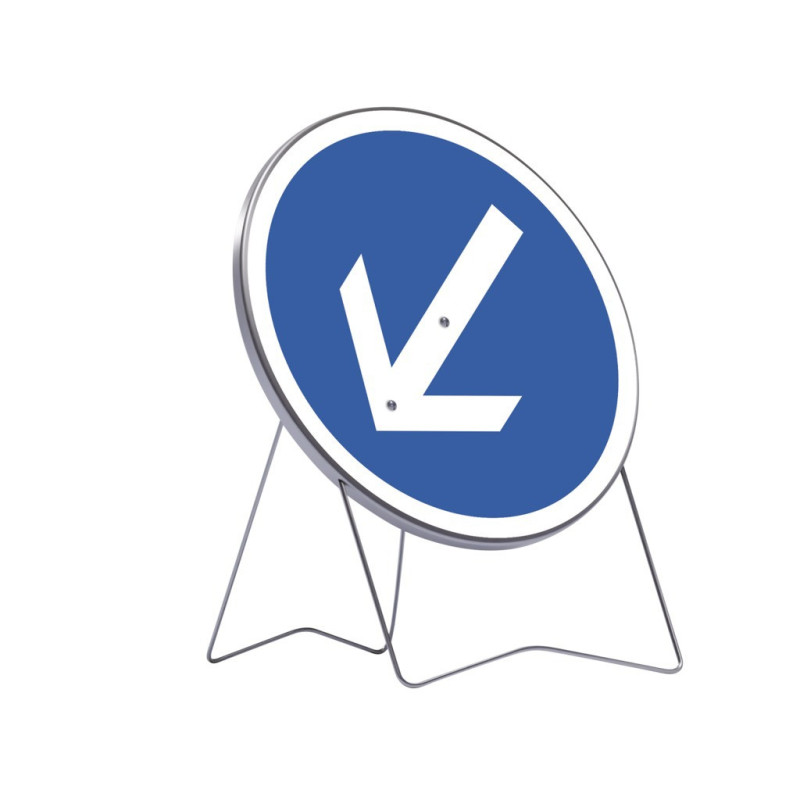 PANNEAU FLECHE ORIENTABLE B21 Ø850MM