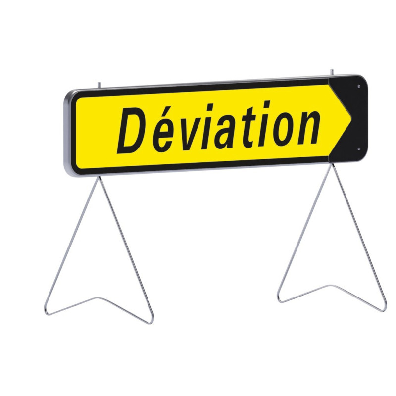 PANNEAU DEVIATION FLECHE AMOVIBLE KD22A - 1300x300