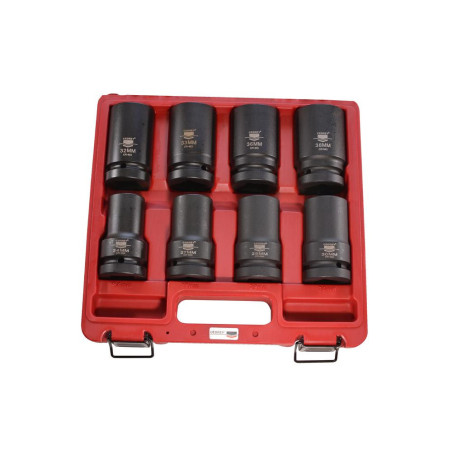 Coffret de 8 douilles à chocs longues 1" Cedrey_ref H0093LM