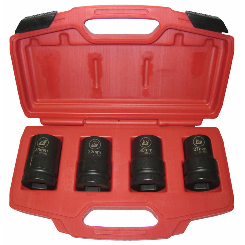 Coffret de 4 douilles à chocs longues 1" Cedrey_ref H0095