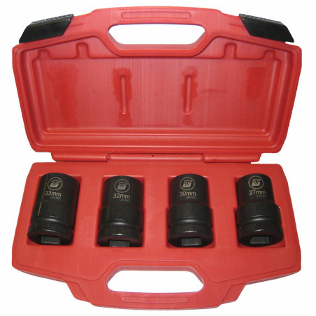 Coffret de 4 douilles à chocs longues 1" Cedrey_ref H0095