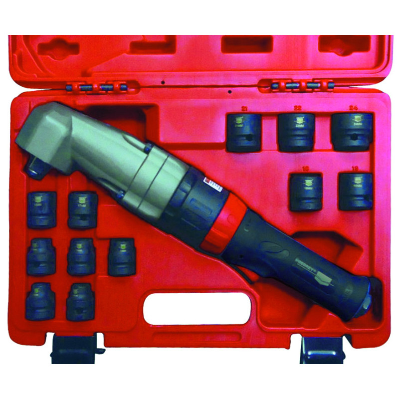 Coffret clé à chocs renvoi d’angle 1/2 Cedrey avec douilles_ref KITUT8019