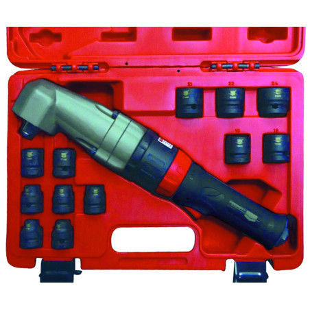 Coffret clé à chocs renvoi d’angle 1/2 Cedrey avec douilles_ref KITUT8019