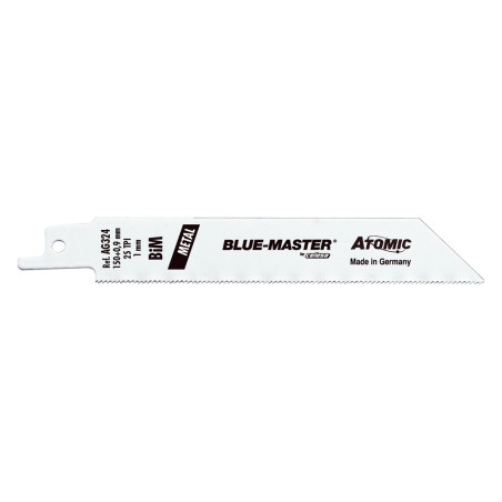 Lames scie sabre Blue Master bi métal 130mm TPI 25_ref AG324