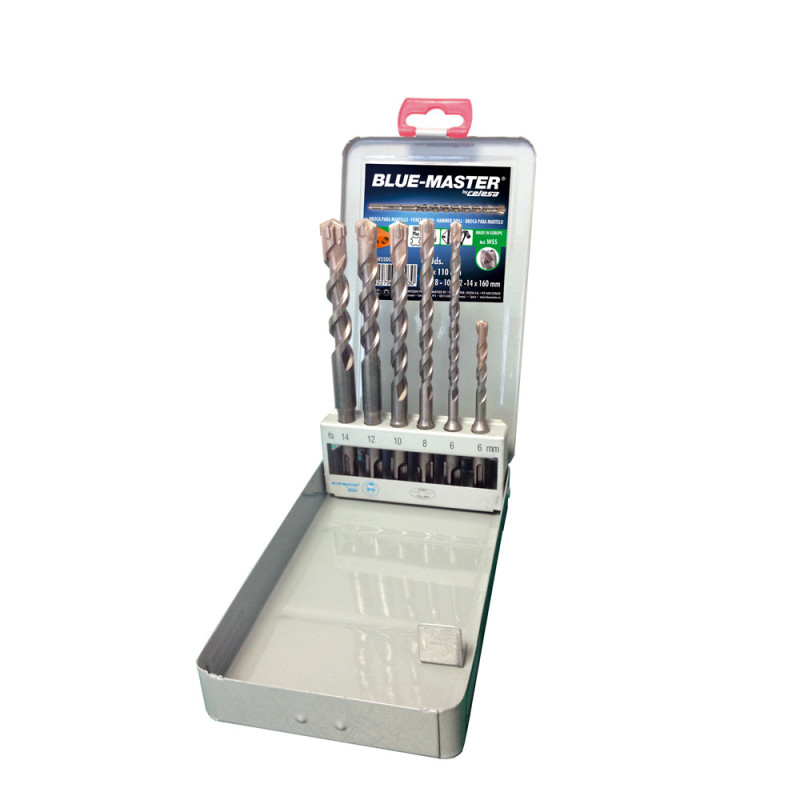Coffret forets béton SDS Ø6-14mm Blue Master_ref W55D0708