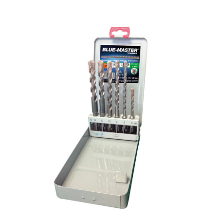 Coffret forets béton SDS Ø6-14mm Blue Master_ref W55D0708