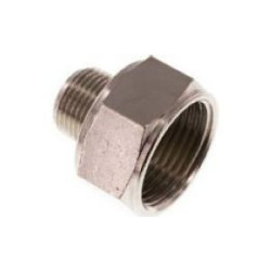 Réduction mâle/femelle laiton Eurogeste 1/8" - 1/4" raccord fileté_ref 105VU014