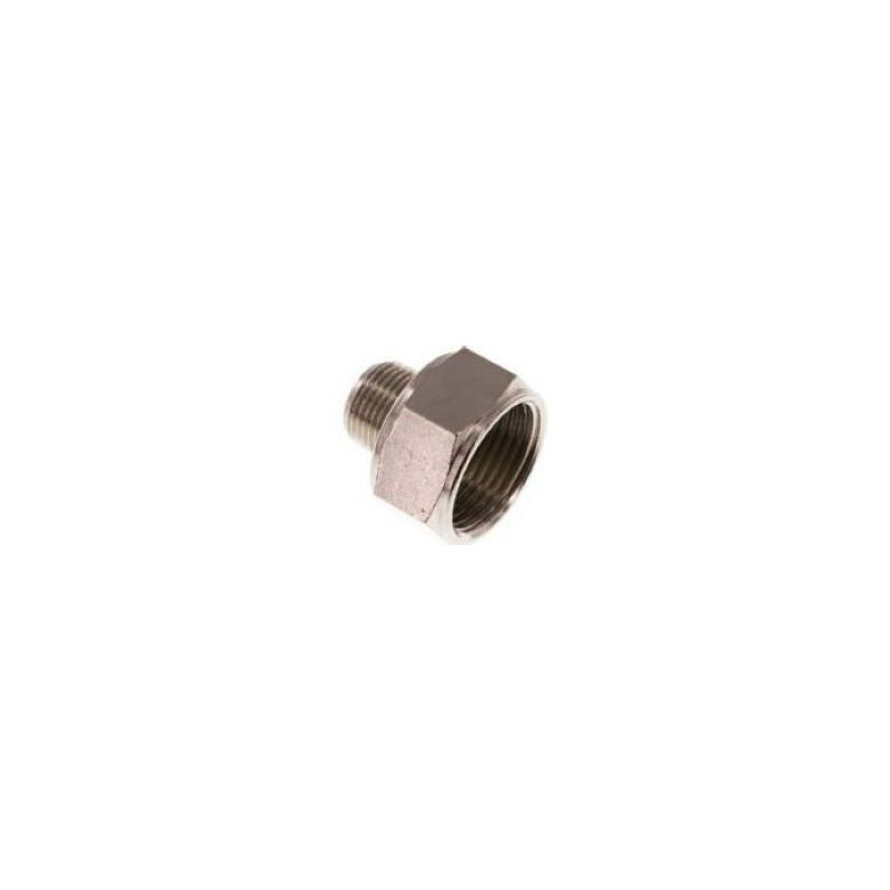 Réduction mâle/femelle laiton Eurogeste 1/8" - 1/4" raccord fileté_ref 105VU014