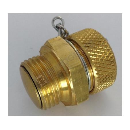 Bouchon de vidange à clapet Eurogeste M26x1,5 avec capuchon_ref 209EB207