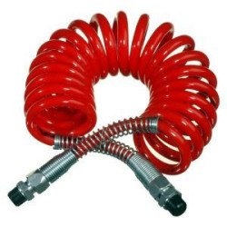 Tube spirale polyuréthane rouge M16x1,5 Eurogeste pour air comprimé_ref 211PU055