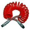 Tube spirale polyuréthane rouge M16x1,5 Eurogeste pour air comprimé_ref 211PU055