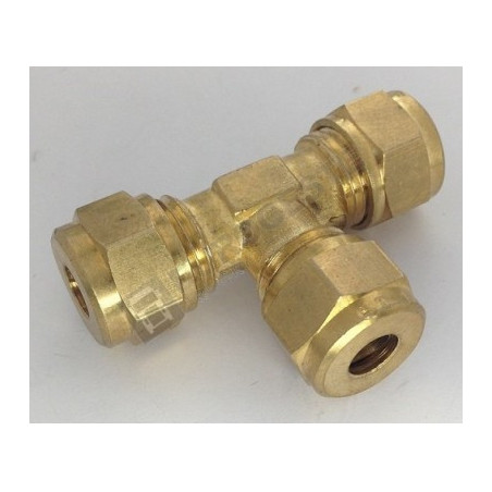 Raccord Té égal tube Ø4,75 mm Eurogeste_ref 221EB008