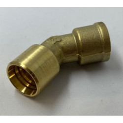 Raccord coude 135° Eurogeste avec pivot taraudage M16x1,5_ref 252FT124