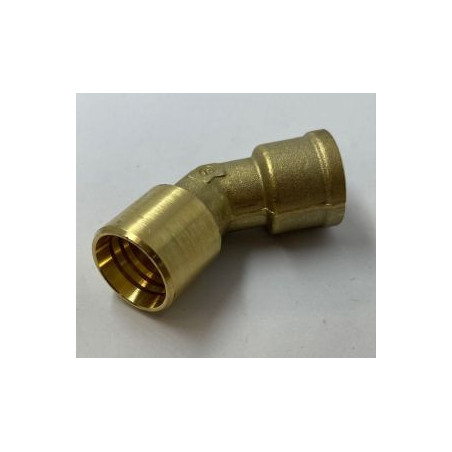 Raccord coude 135° Eurogeste avec pivot taraudage M16x1,5_ref 252FT124