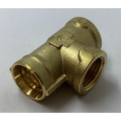 Raccord Té renversé Eurogeste avec pivot en bas et deux taraudages_ref 252FT144