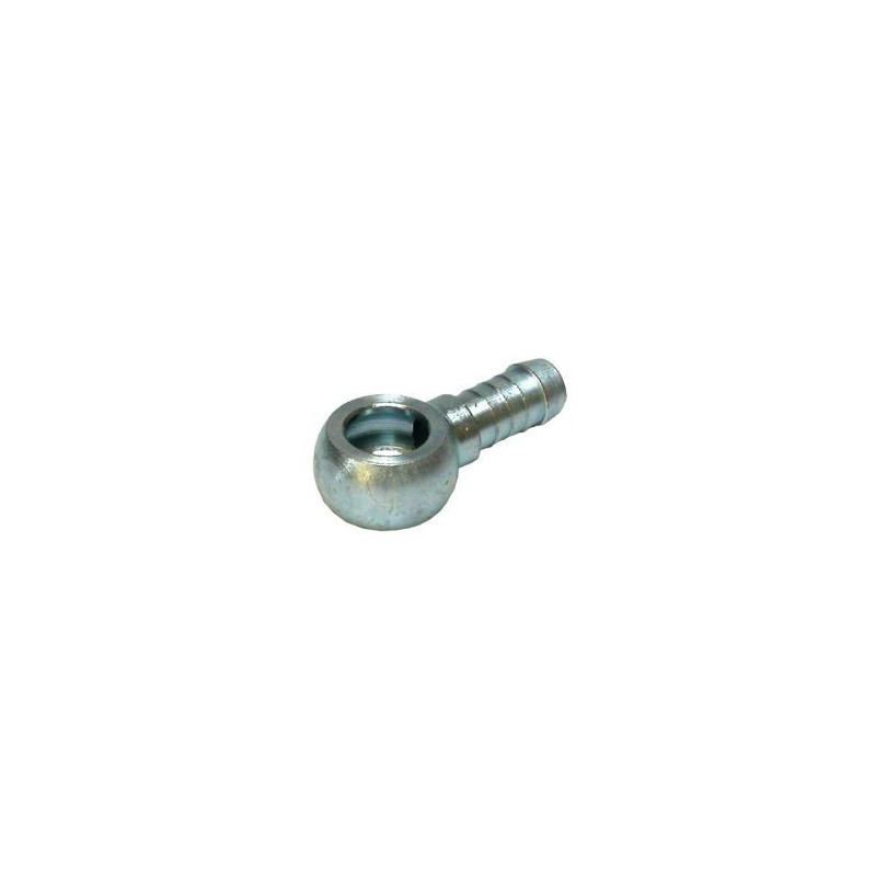 Raccord banjo à sertir Eurogeste Ø10 mm œil 14 (1/4") pour tuyau caoutchouc_ref 604GB012