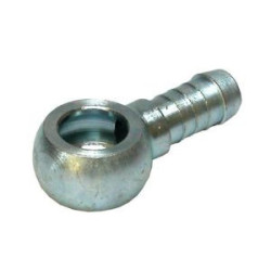 Raccord banjo à sertir Eurogeste Ø10 mm œil 18 pour tuyau caoutchouc_ref 604GB014