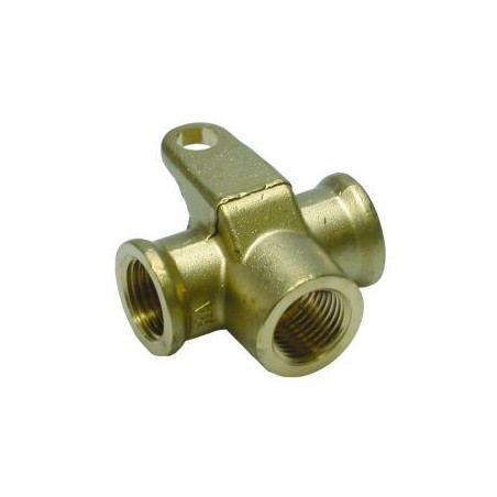 Raccord Té égal taraudé M16x1,5 avec fixation verticale Eurogeste_ref 251FR444
