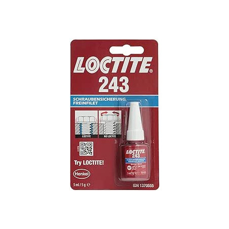 Loctite 243 frein filet résistance moyenne 5 ml_ref 1370535