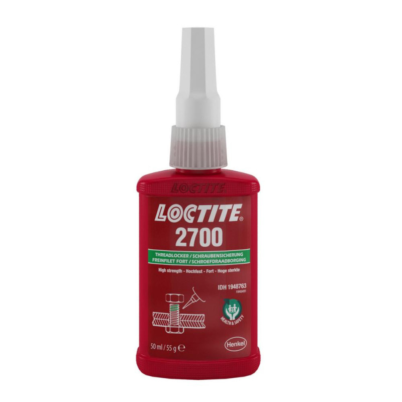 Loctite 2700 frein filet vert résistance élevée 50 ml_ref 1948763
