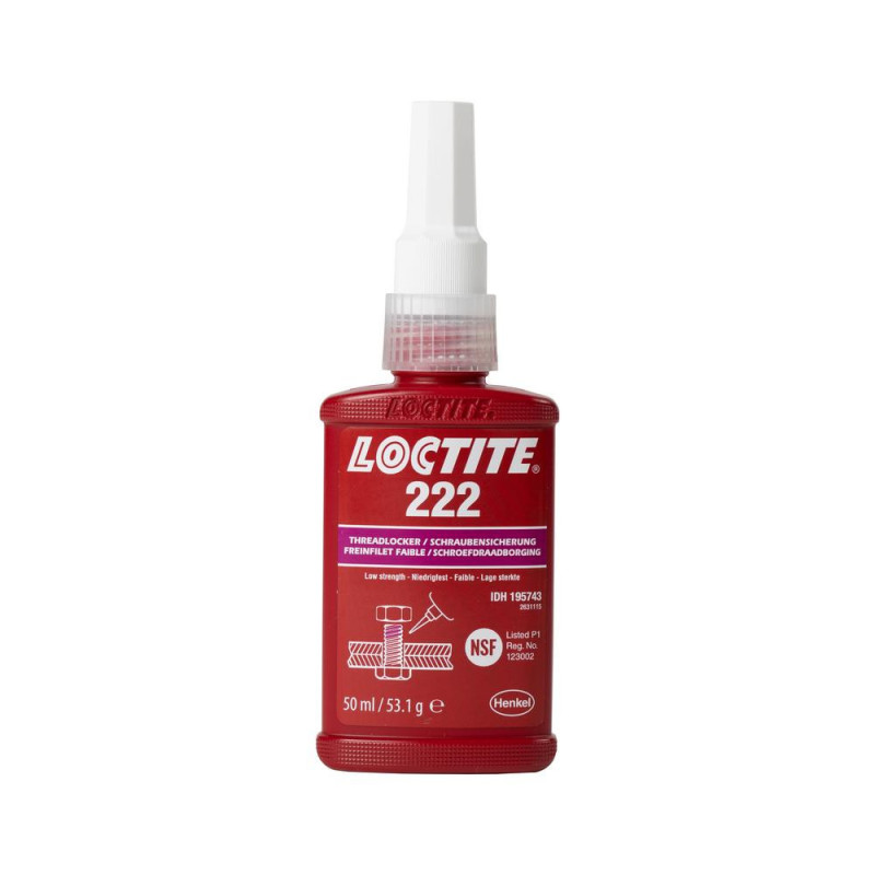 Loctite 222 frein filet violet faible résistance 50 ml_ref 195743