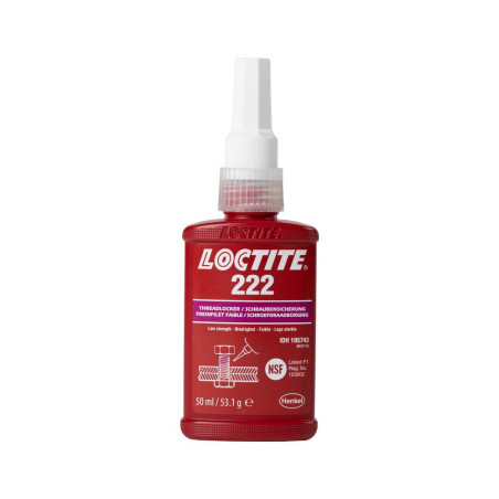 Loctite 222 frein filet violet faible résistance 50 ml_ref 195743