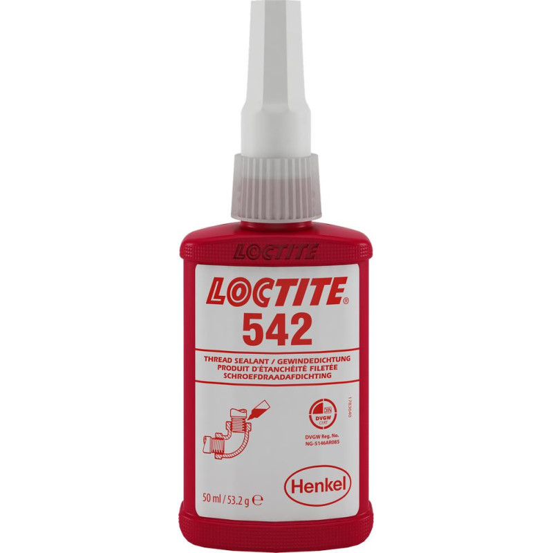 Loctite 542 étanchéité filetée hydraulique 50 ml_ref 234422