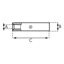 MANCHON DE JONCTION CUIVRE 70 MM² - CODITAL