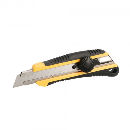 CUTTER BI-MATIÈRE 18 MM AVEC BLOCAGE MOLETTE