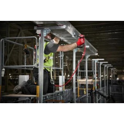 Lanière de sécurité antichute Milwaukee Quick Connect 4,5 kg avec double mousqueton_ref 4932471429 (7)