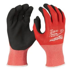 Gants anti-coupure Milwaukee Niveau 1/A taille M/8 pour travaux_ref 4932471614
