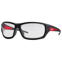 Lunettes de sécurité claires Milwaukee Performance avec verres anti-rayure_ref 4932471883 (1)