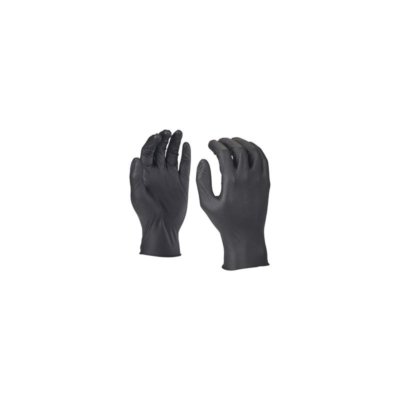 Boîte de 50 gants nitrile jetables Milwaukee taille 9/L_ref 4932493235