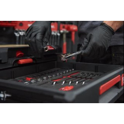 Boîte de 50 gants nitrile jetables Milwaukee taille 9/L_ref 4932493235 (4)